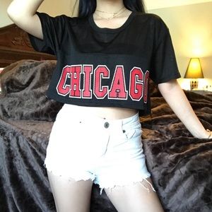 Chicago bulls crop top